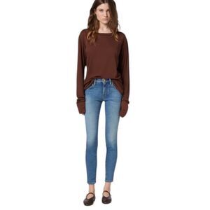 Jacob Cohen Kimberly Medium Blue 5 Pocket Skinny Regular Waist Pant NWT Size 26